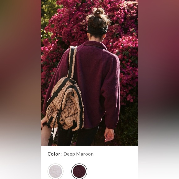 Free People Hatch Hit The Slopes Fleece Jacket Size XS NWT - Picture 2 of 16